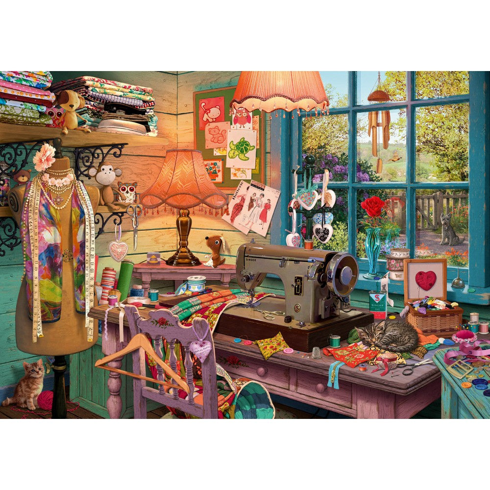 Imagine Puzzle Schmidt: Steve Read - Secret Puzzles - In camera de cusut, 1000 piese