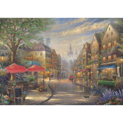 Imagine Puzzle Schmidt: Thomas Kinkade - Cafenea in Munchen, 1000 piese