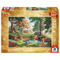 Puzzle Schmidt: Thomas Kinkade - Disney - Winnie the Pooh, 1000 piese