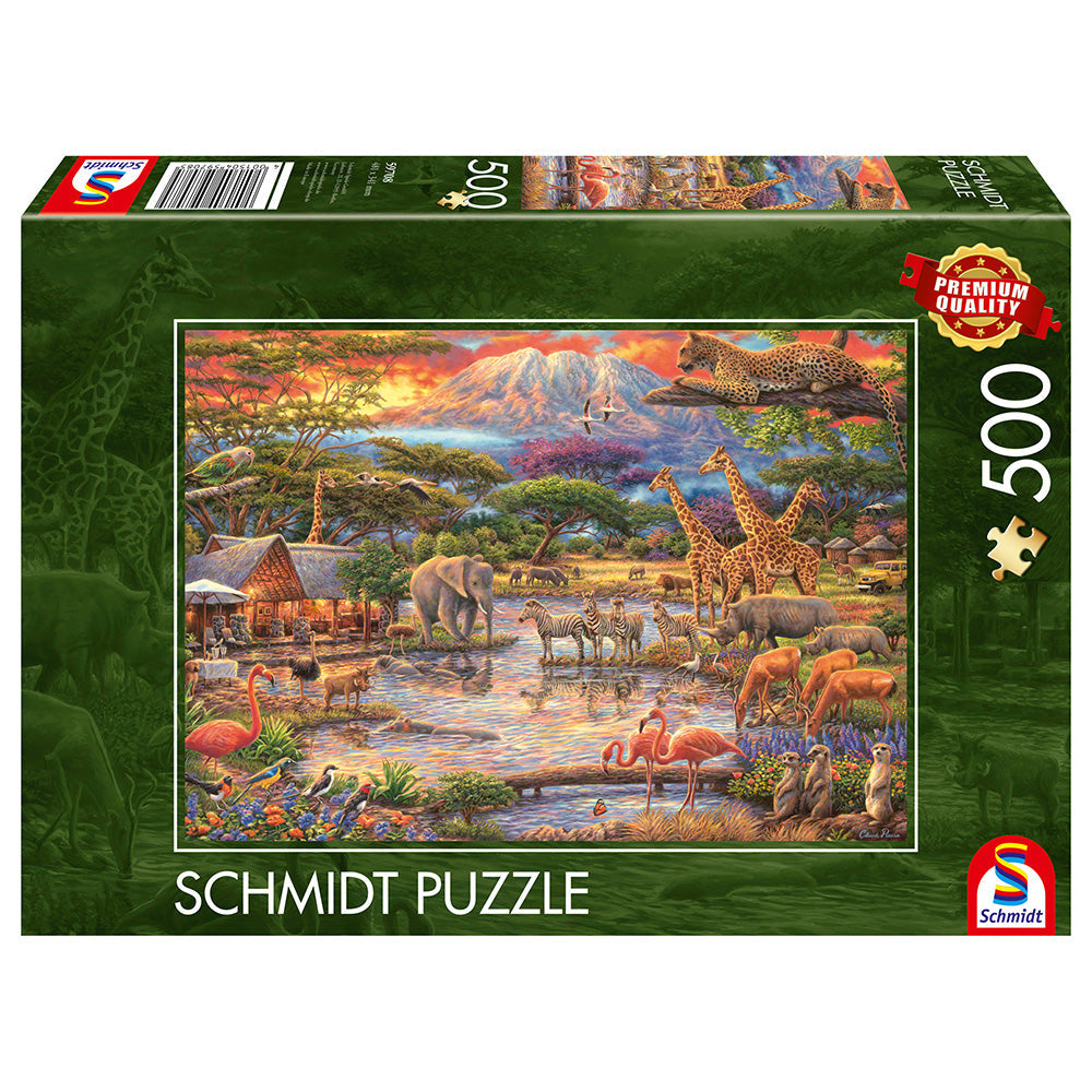 Puzzle Schmidt: Paradis sub Muntele Kilimanjaro, 500 piese