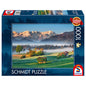 Puzzle Schmidt: Peisajul pitoresc, Garmisch Partenkirchen, 1000 piese