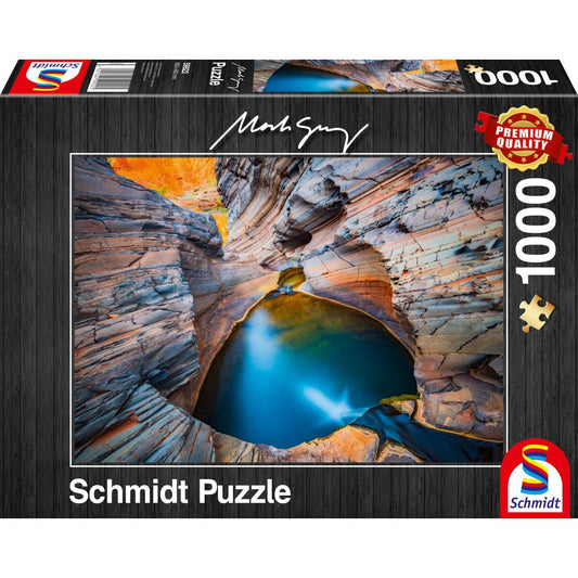 Imagine Puzzle Schmidt: Mark Gray - Indigo, 1000 piese