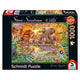 Imagine Puzzle Schmidt: Steve Sundram- Animale salbatice din Africa, 1000 piese