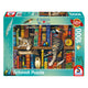Imagine Puzzle Schmidt: Charles Wysocki Biblioteca lui Frederick, 1000 piese