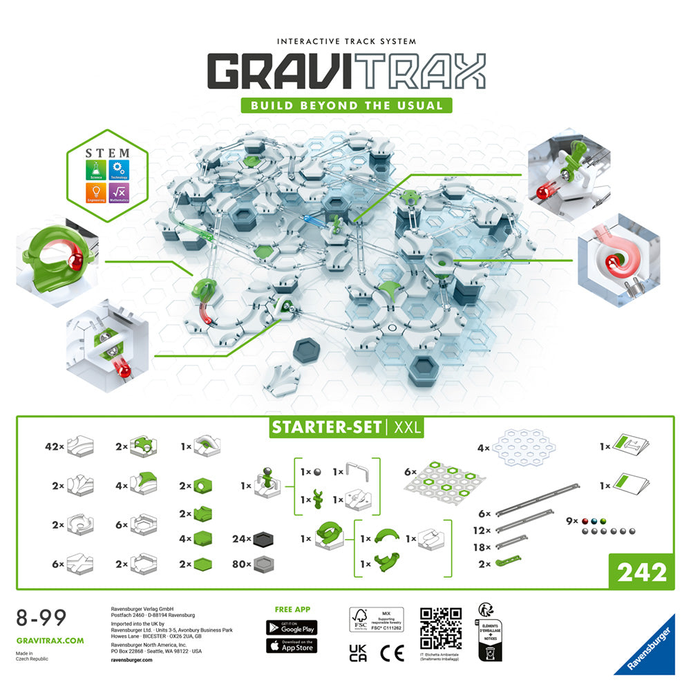 Gravitrax Starter Set XXL építőkészlet, Big Box Edition