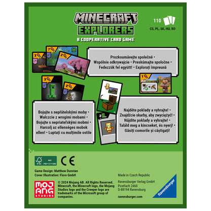 Minecraft Explorers, jocul de carti, multilingv incl. RO