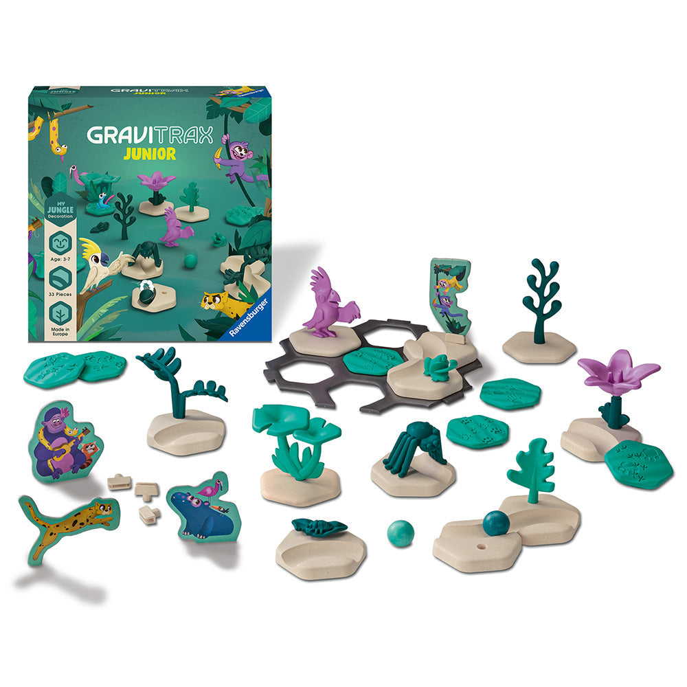 Gravitrax Junior Építőipari készlet - Jungle - Tartozékkészlet, Jungle