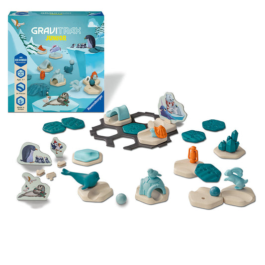 Gravitrax Junior Építőipari készlet - Jég - Tartozékkészlet, Frozen World