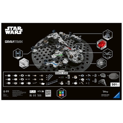 Joc de constructie Gravitrax Star Wars Action Set Death Star, set de baza editia Disney - Razboiul Stelelor