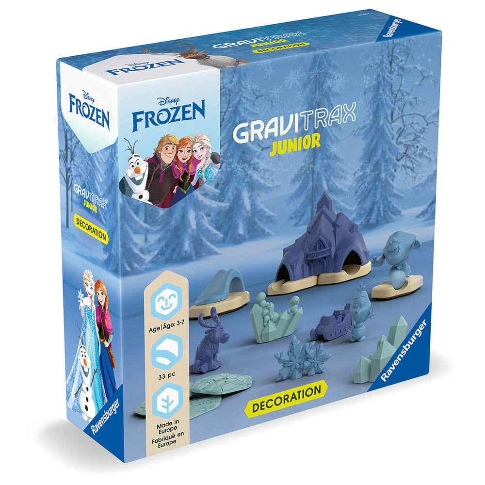 Joc de constructie Gravitrax Junior - Frozen - Set de accesorii, editia Disney - Regatul de Gheata