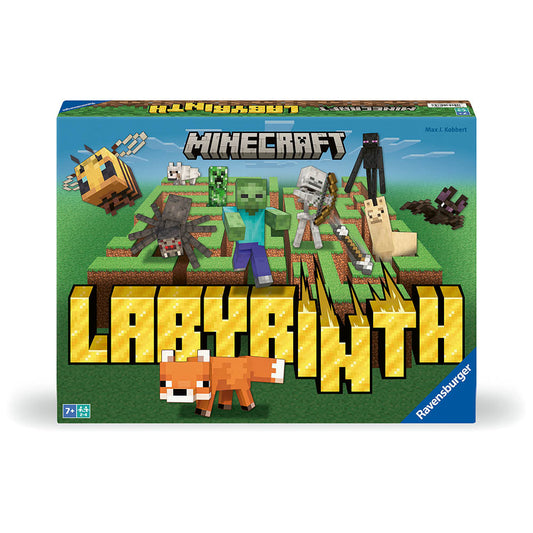 Minecraft Labyrinth, joc de societate Ravensburger, multilingv incl. RO