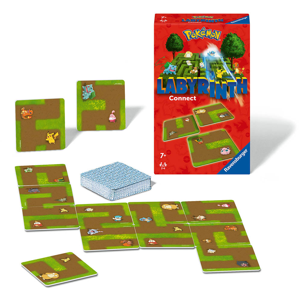 Pokemon Labyrinth Ravensburger, joc de societate, editie compacta, multilingv, incl.RO