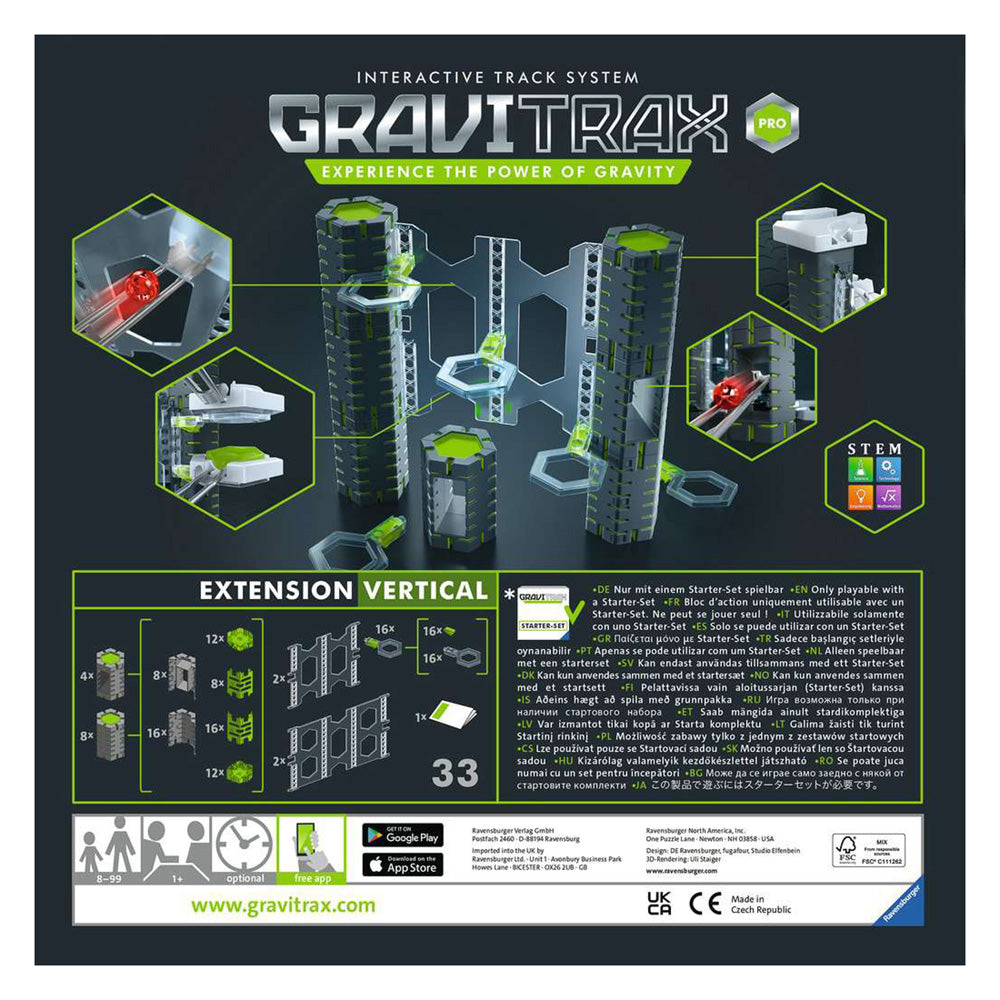 Imagine Joc de constructie Gravitrax PRO Vertical, set de accesorii, multilingv incl.RO