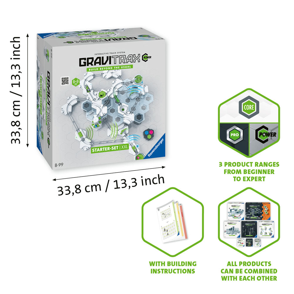 Gravitrax Power építőkészlet - Starter Set XXL, alapkészlet Big Box Edition