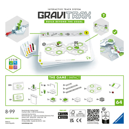 Imagine - Joc de constructie Gravitrax - The Game Impact, set de baza cu 27 piese si 30 de provocari incluse