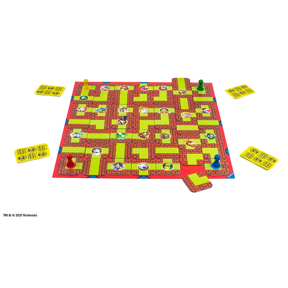 Imagine Labyrinth Super Mario Ravensburger, joc labirint pentru copii de la 7 ani, multilingv incl. RO