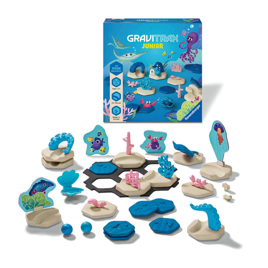 Gravitrax Junior építőkészlet - My Ocean - Kiegészítő készlet, Aquatic World