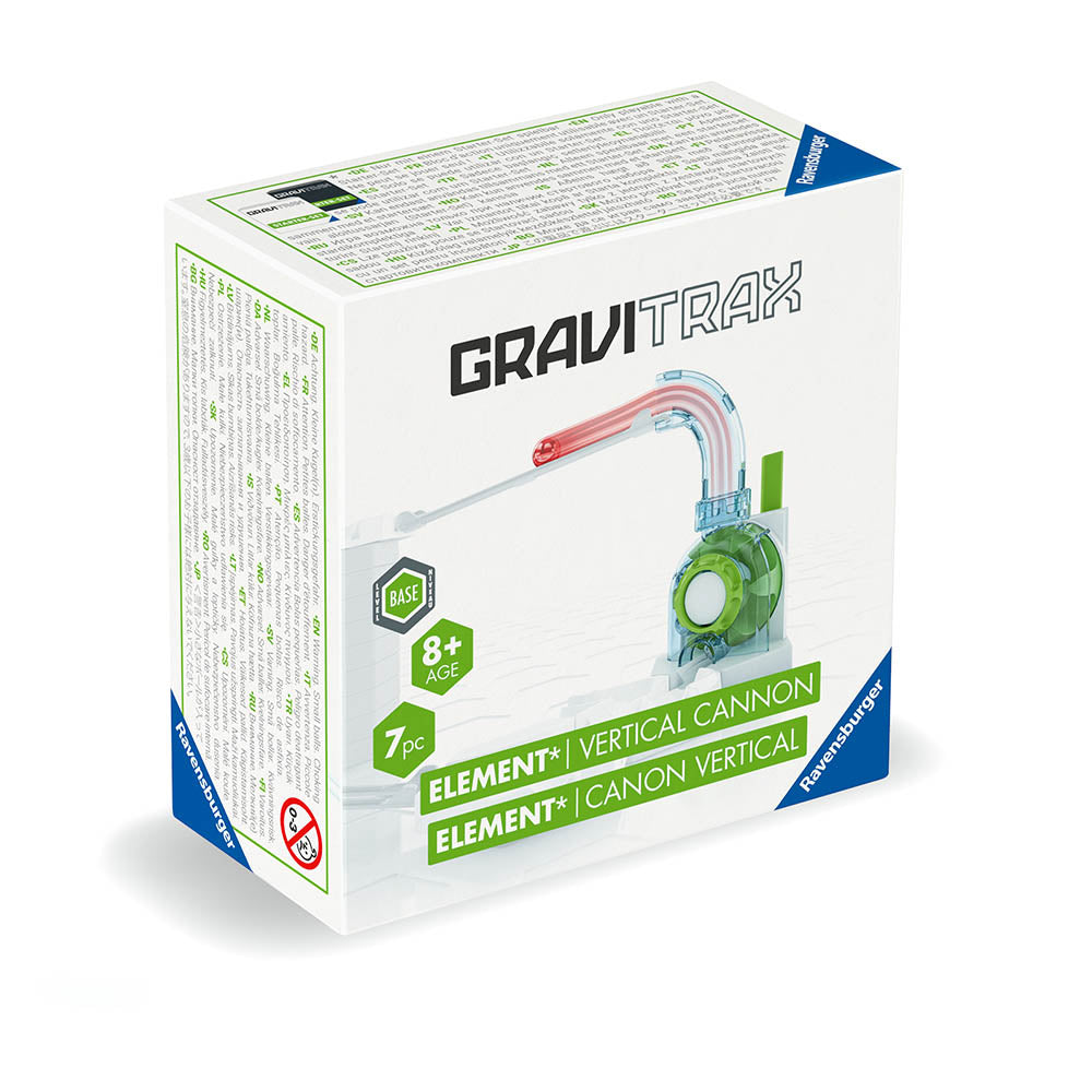 Joc de constructie Gravitrax Vertical Cannon, set de accesorii, Tun Vertical