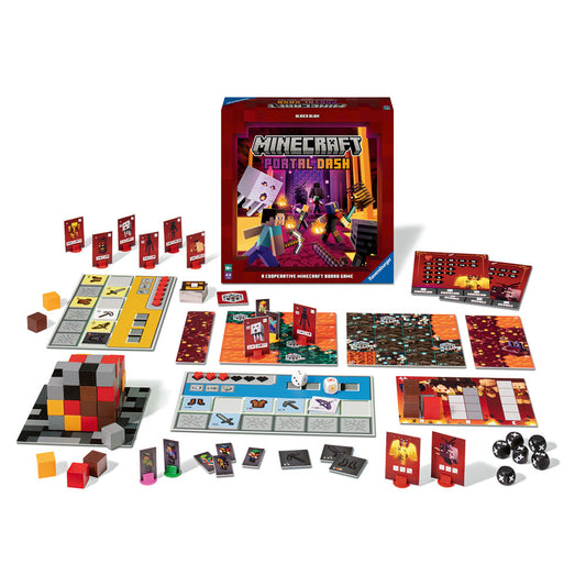Imagine Minecraft Portal Dash,  joc de societate Ravensburger
