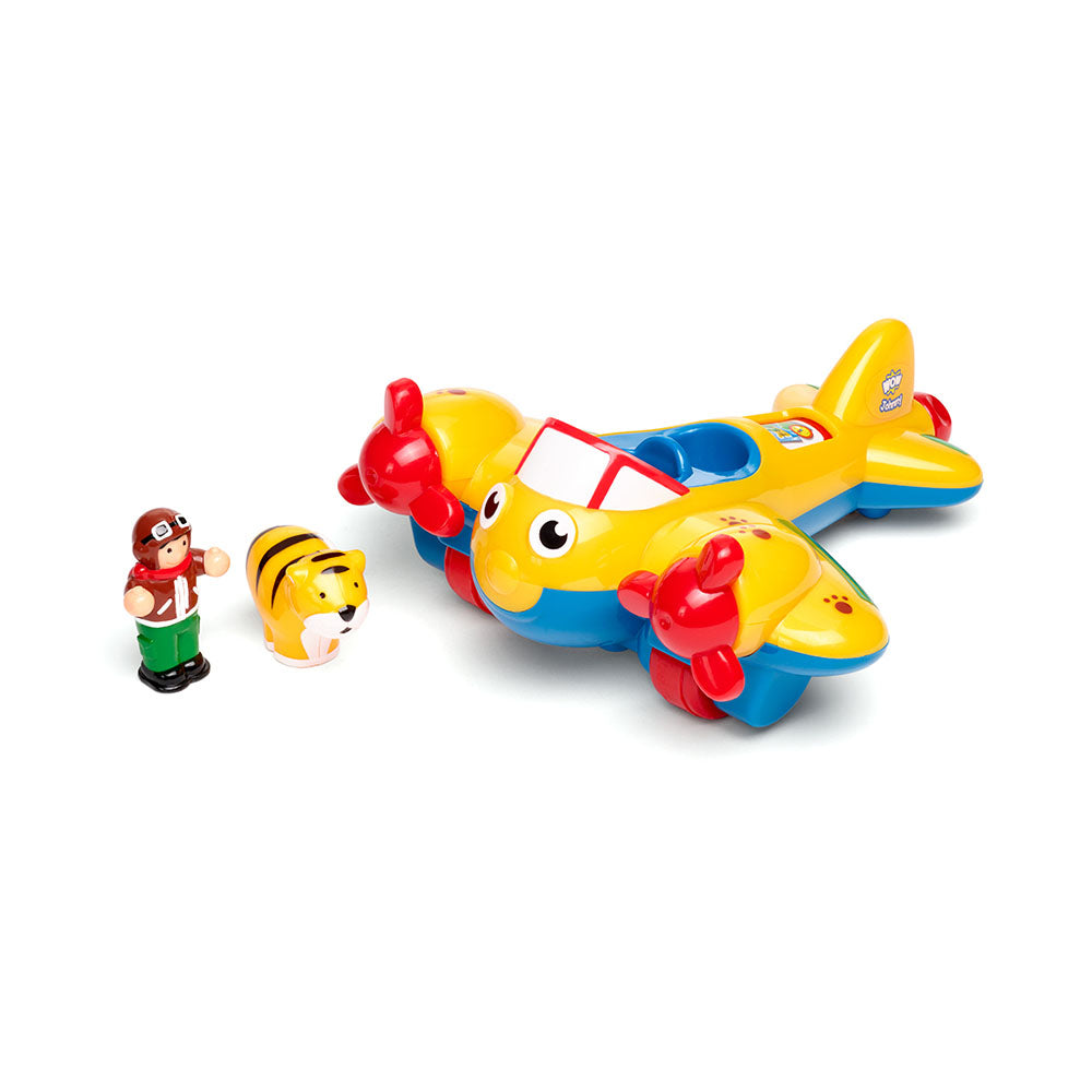 Jucarie pentru copii WOW Toys, Avion cu elice, Johnny Jungle Plane