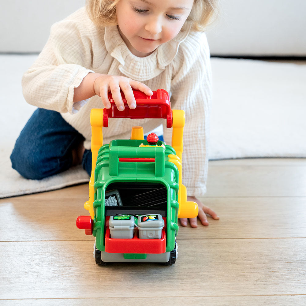 Jucarie pentru copii WOW Toys, Camion basculanta, Flip 'n' Tip Fred