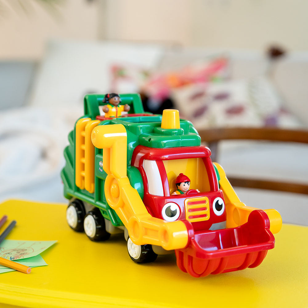 Jucarie pentru copii WOW Toys, Camion basculanta, Flip 'n' Tip Fred