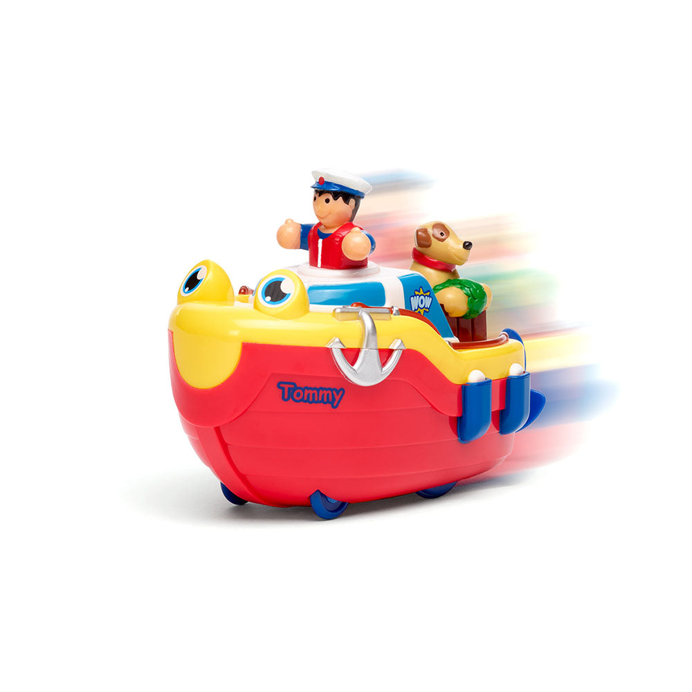 Jucarie de baie WOW Toys, Barca, Tommy Tug Boat