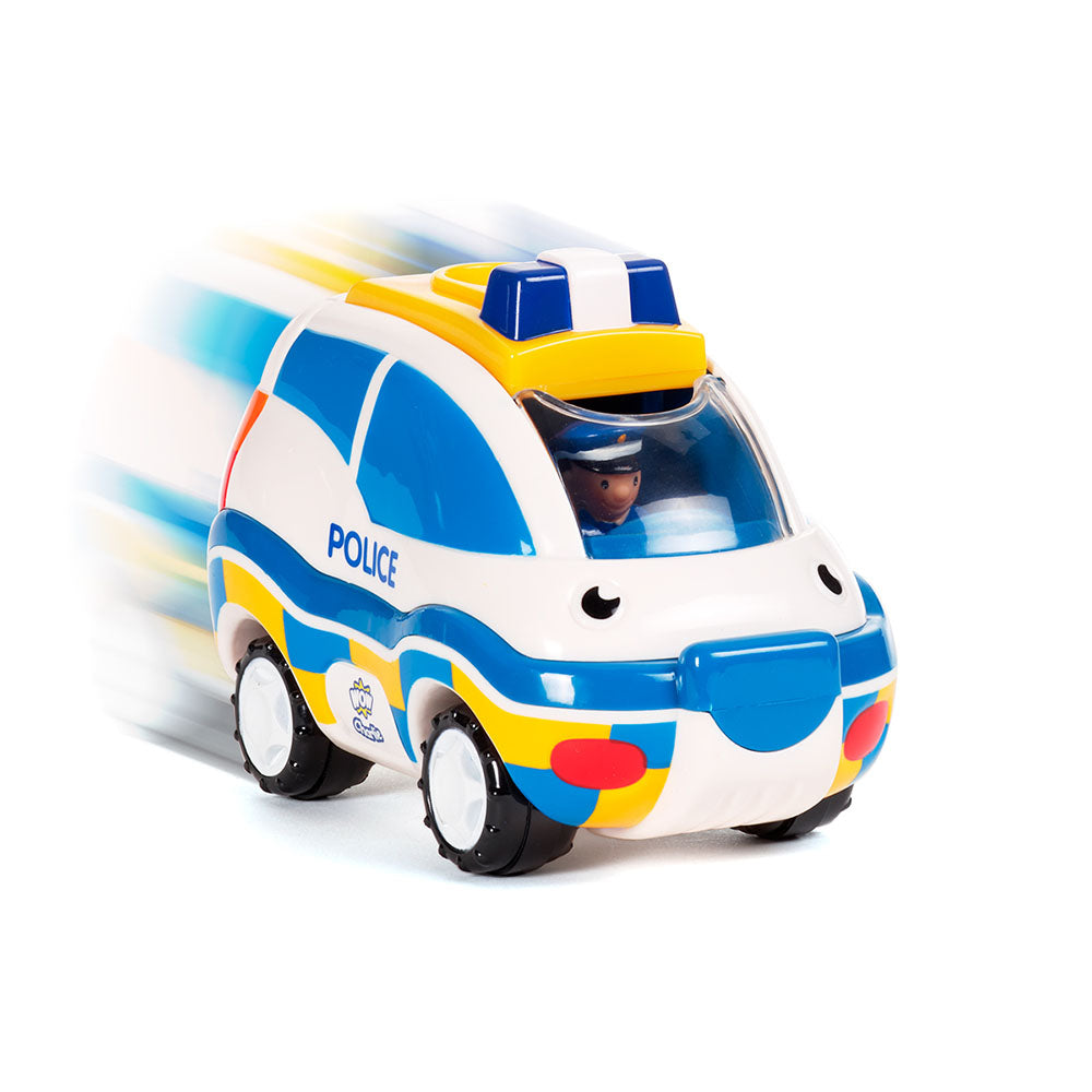 Jucarie pentru copii WOW Toys, Masina de politie cu catel, Police Chase Charlie