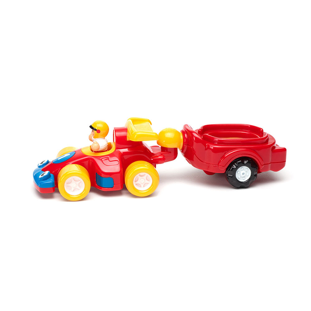 Jucarie pentru copii WOW Toys, Set masini de curse, The Turbo Twins