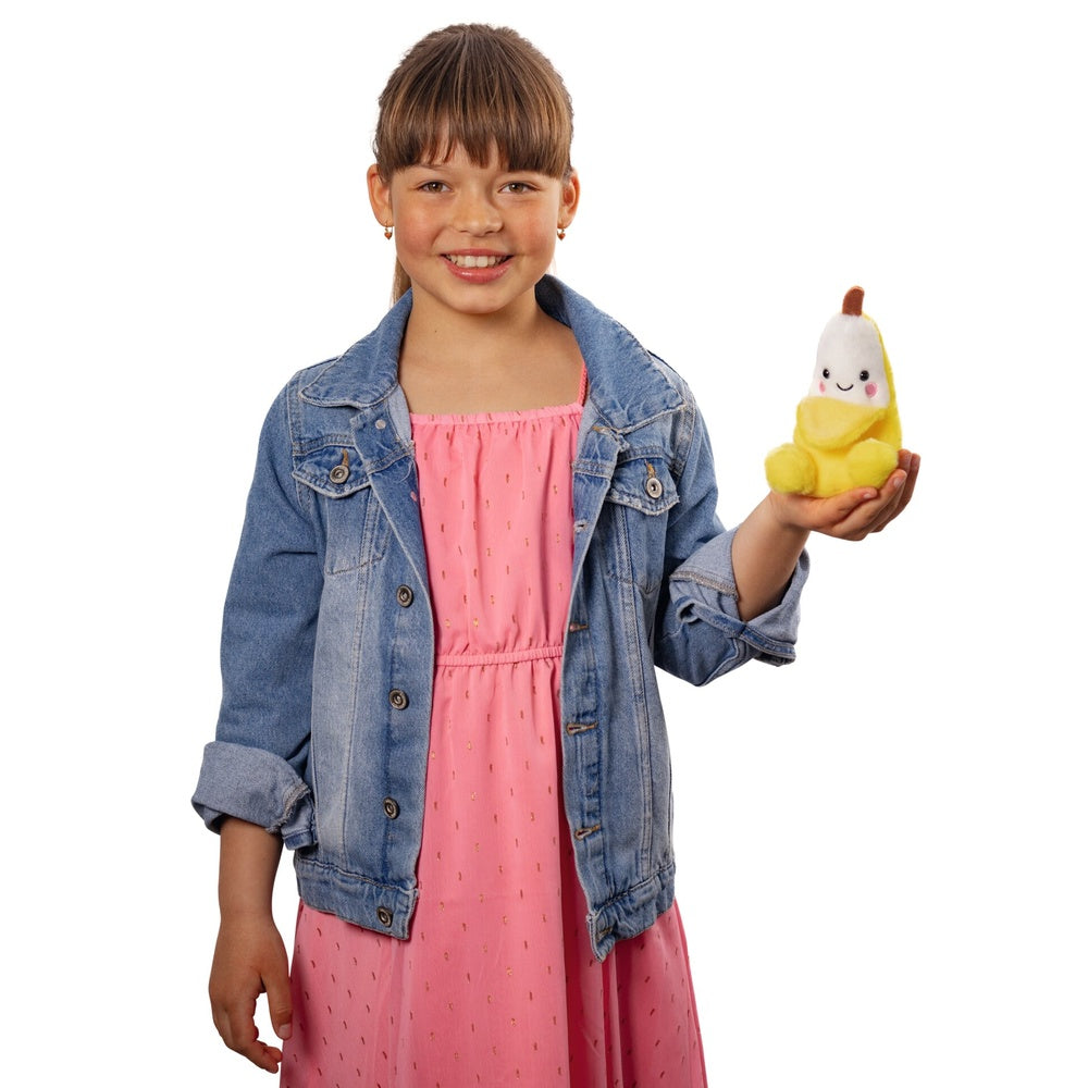Aurora Palm Pals, jucarie de plus de tinut in palma, Banana, 13 cm