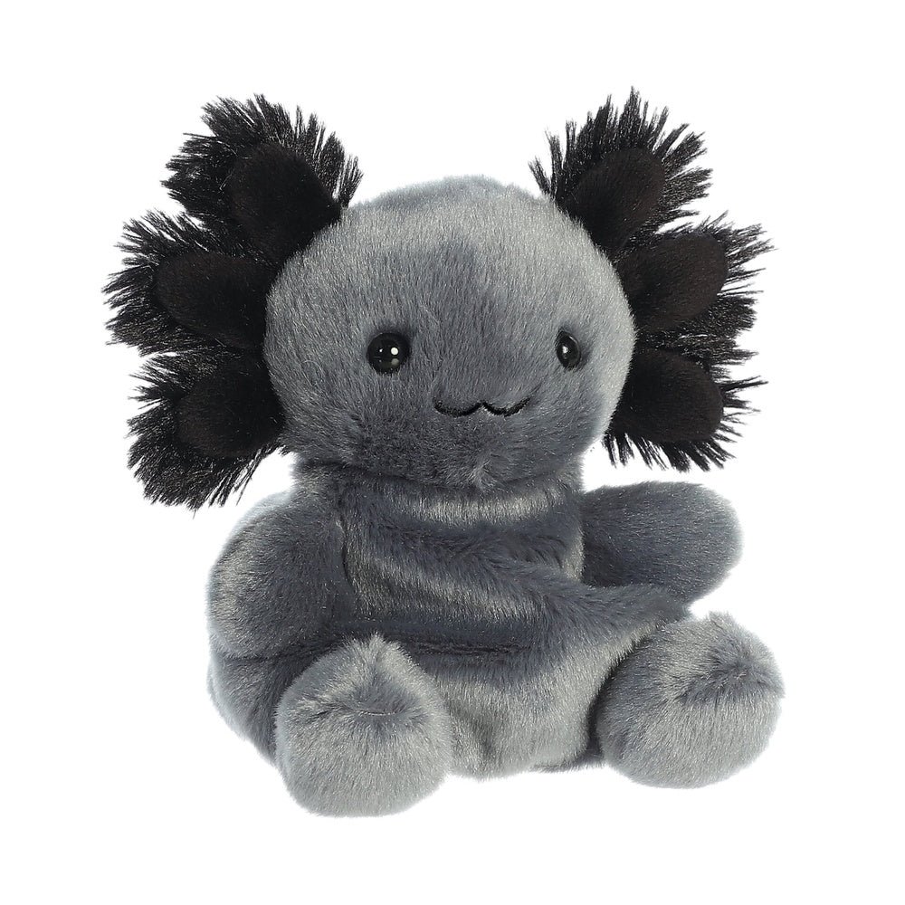 Aurora Palm Pals, jucarie de plus de tinut in palma, Axolotl negru, 13 cm