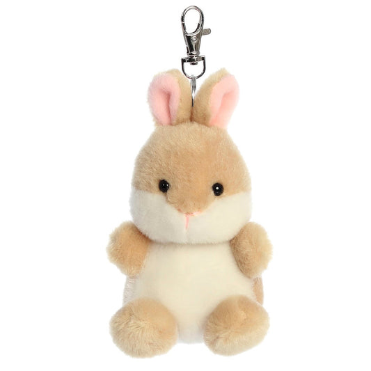 Aurora Palm Pals, jucarie de plus tip breloc, Iepuras, 10 cm