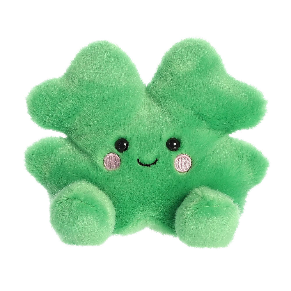 Aurora Palm Pals, jucarie de plus de tinut in palma, Trifoi cu patru foi, 13 cm