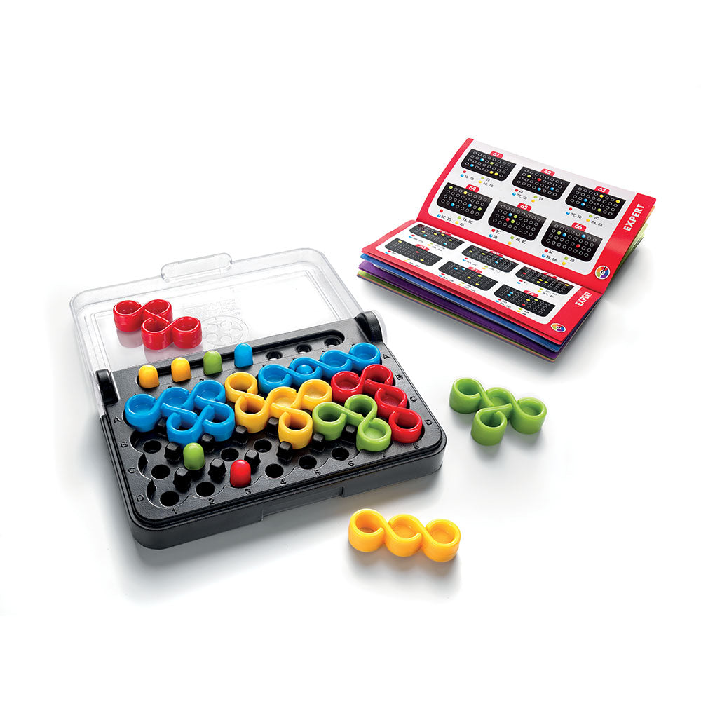 Smart Games - IQ Twist, joc de logica cu 120 de provocari, 6+ ani, editie internationala