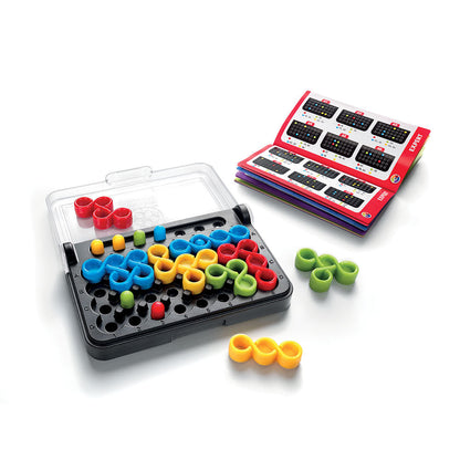 Smart Games - IQ Twist, joc de logica cu 120 de provocari, 6+ ani, editie internationala