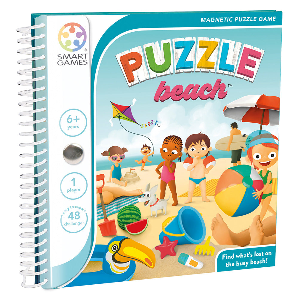 Smart Games - Puzzle Beach, joc de logica cu 48 de provocari, 6+ ani, editie internationala