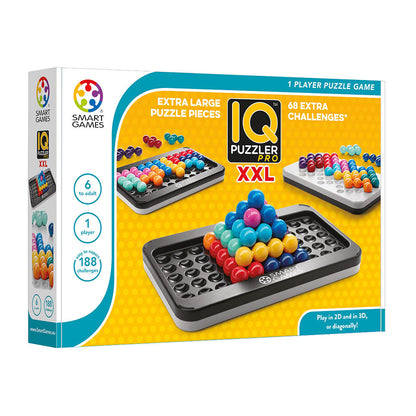 Smart Games - IQ Puzzler Pro XXL, joc de logica cu 188 de provocari, 6+ ani, editie internationala