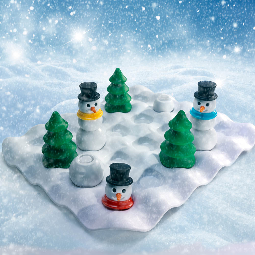 Smart Games - Snow Problem, joc de logica cu 80 de provocari, 8+ ani, editie internationala