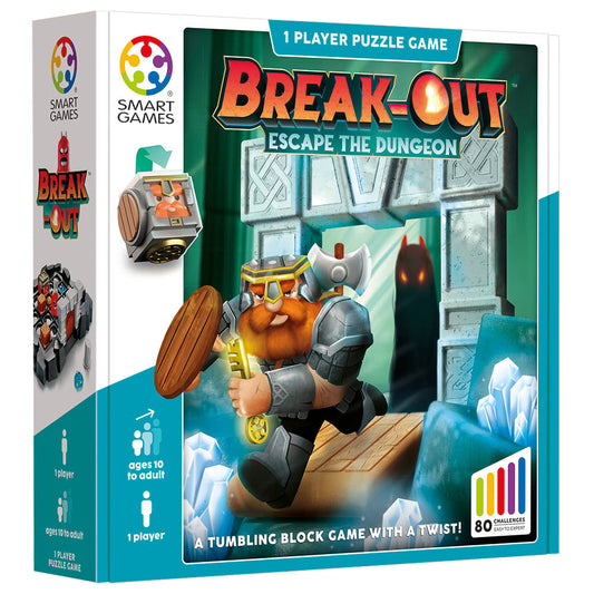 Smart Games – Kitörési, logikai játék 80 kihívással, 10+ év, nemzetközi kiadás