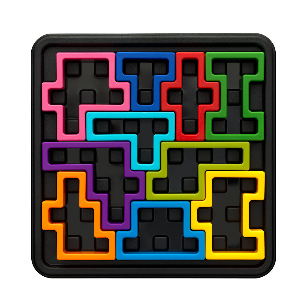 Smart Games - IQ Deluxe - Square, joc de logica cu 120 de provocari, 14+ ani, editie internationala