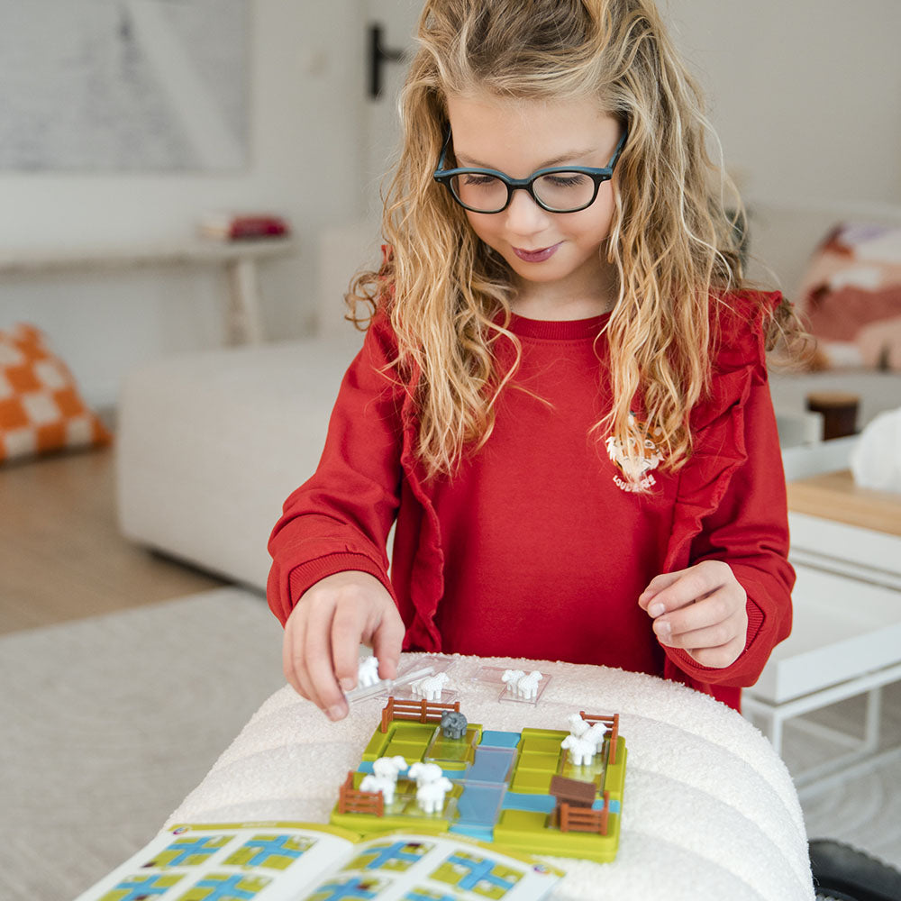 Smart Games - Counting Sheep, joc de logica cu 60 de provocari, 7+ ani, editie internationala