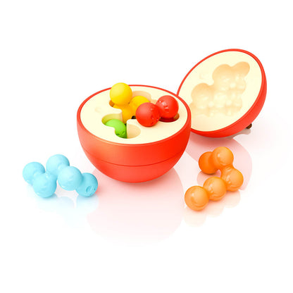Smart Games - Apple Puzzler, joc de logica cu 80 de provocari, 8+ ani, editie internationala