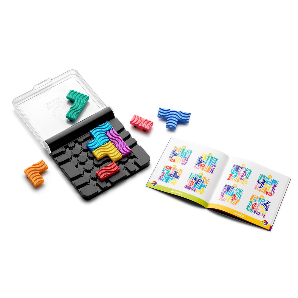 Smart Games - IQ Flow, joc de logica cu 120 de provocari, 7+ ani, editie internationala