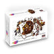 Imagine Puzzle din lemn multicolorat - Leu, 121 piese