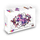 Imagine - Puzzle din lemn multicolorat - Unicorn, 110 piese