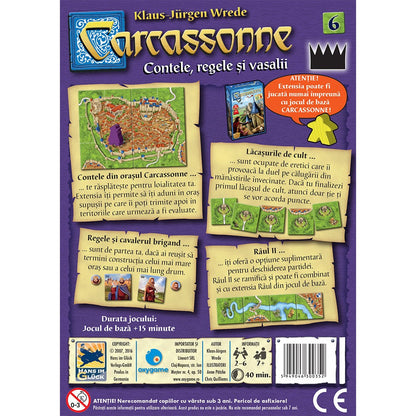 Imagine Carcassonne - Extensia 6: Contele, regele si vasalii