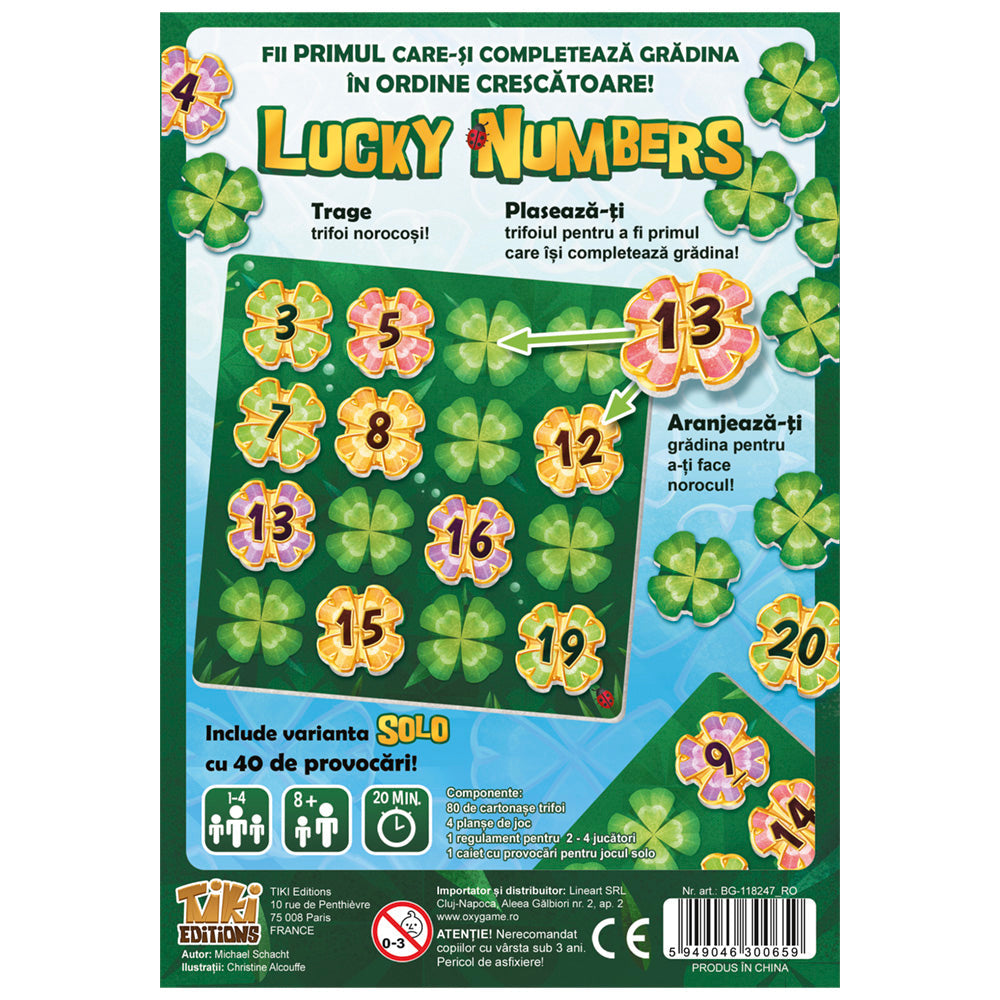 Imagine Lucky Numbers, limba romana