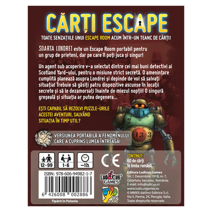 Imagine Carti Escape - Soarta Londrei