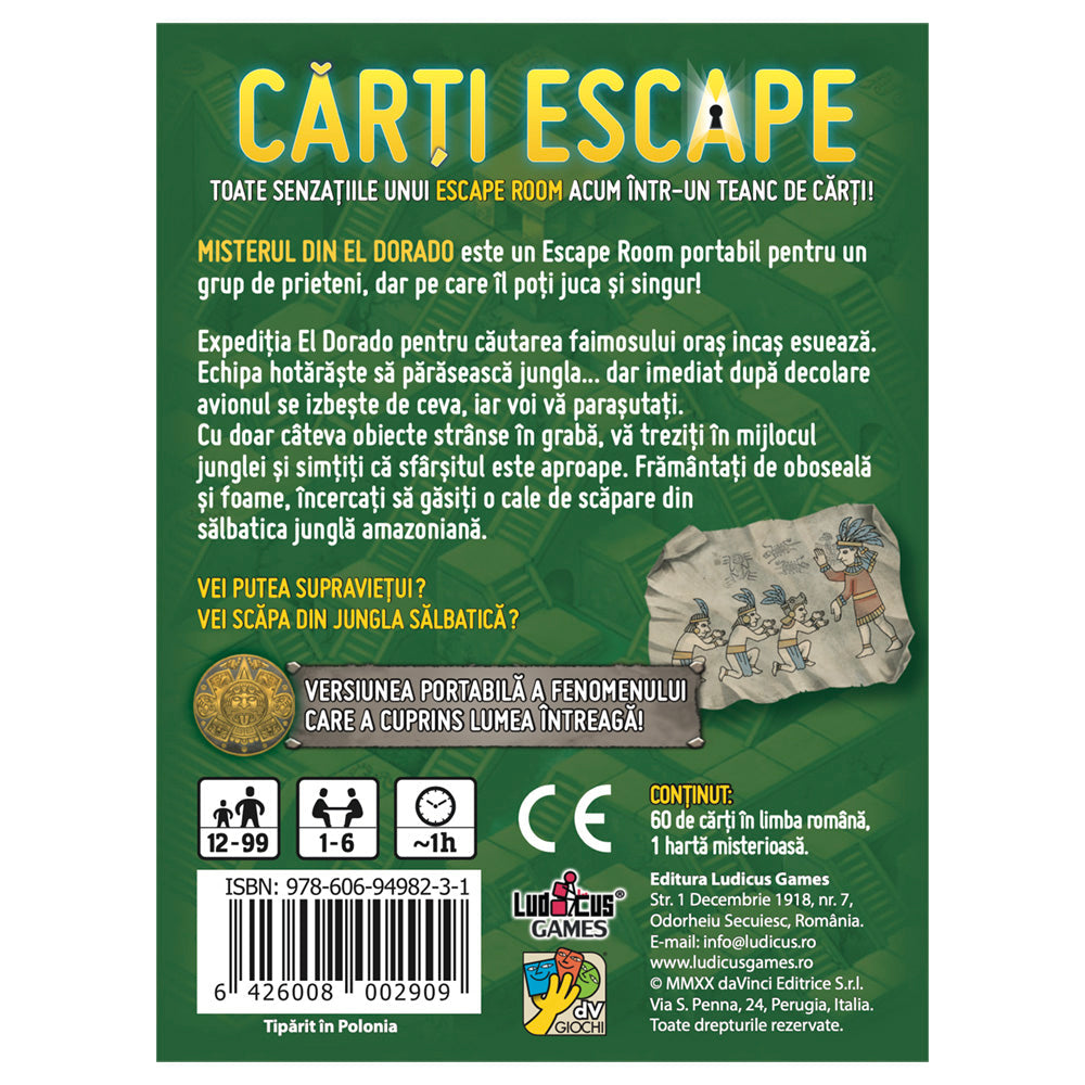 Imagine Carti Escape - Misterul din Eldorado