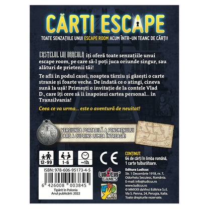 Carti Escape - Castelul lui Dracula